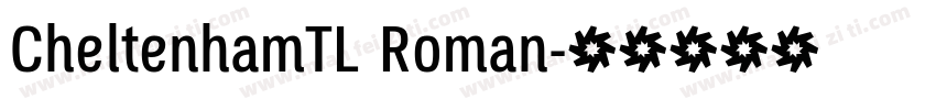 CheltenhamTL Roman字体转换